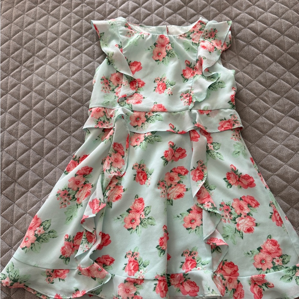 Janie and Jack Pink Sundress with Flutter Sleeves for Wedding Guest